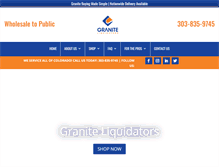 Tablet Screenshot of graniteliquidators.com